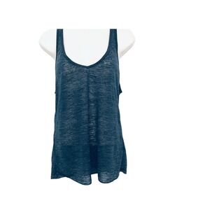 Out women's gray burn out tank top size large